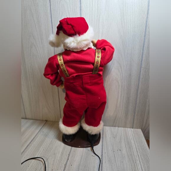 Vtg 1998 Singing Dancing Santa Claus Animated Holiday Decor Christmas Fantasy - Picture 3 of 7